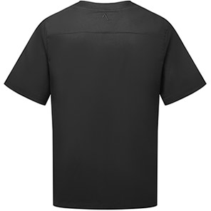 Alsico NVU1 Unisex Black V-Neck Scrub Tunic
