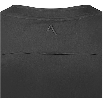 Alsico NVU1 Unisex Black V-Neck Scrub Tunic