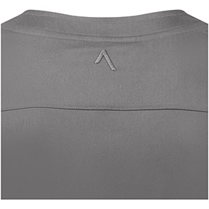 Alsico NVU1 Unisex Charcoal V-Neck Scrub Tunic