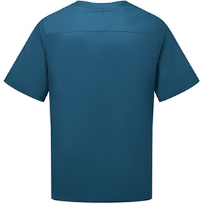 Alsico NVU1 Unisex Caribbean Blue V-Neck Scrub Tunic