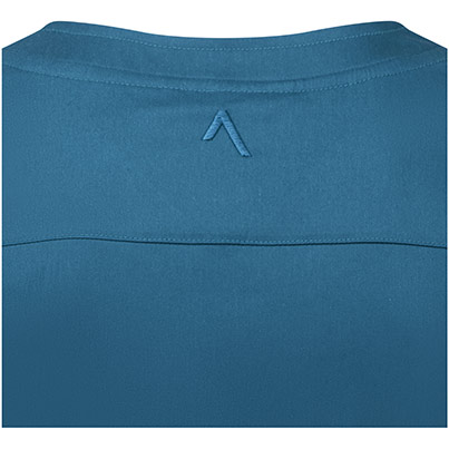 Alsico NVU1 Unisex Caribbean Blue V-Neck Scrub Tunic