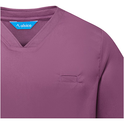 Alsico NVU1 Unisex Dusk V-Neck Scrub Tunic