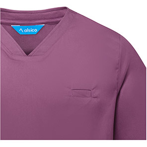 Alsico NVU1 Unisex Dusk V-Neck Scrub Tunic