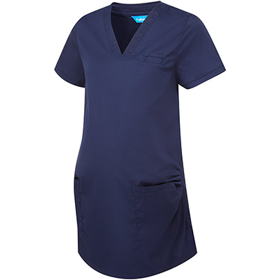 Alsico NSM1 Navy V-Neck Maternity Scrub Tunic