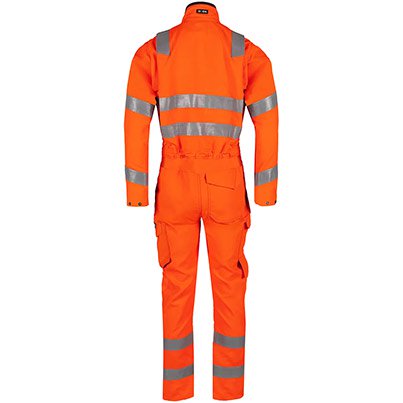 Sioen Hunor 218U Orange Hi-Vis Arc-Flash Overalls