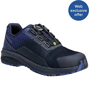 MASCOT ACCELERATE F1501 Navy/Azure Blue BOA S3S Safety Trainers 15