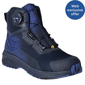 MASCOT ACCELERATE F1502 Navy/Azure Blue BOA S3S Safety Boots 15