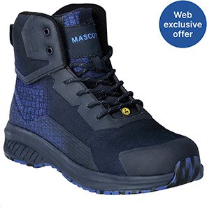 MASCOT ACCELERATE F1503 Navy/Azure Blue S3S Safety Boots 15
