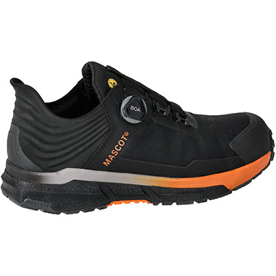 MASCOT FOOTWEAR CUSTOMIZED F1680 Black/Orange BOA S3S Safety Trainers
