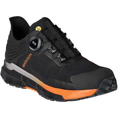 MASCOT FOOTWEAR CUSTOMIZED F1680 Black/Orange BOA S3S Safety Trainers