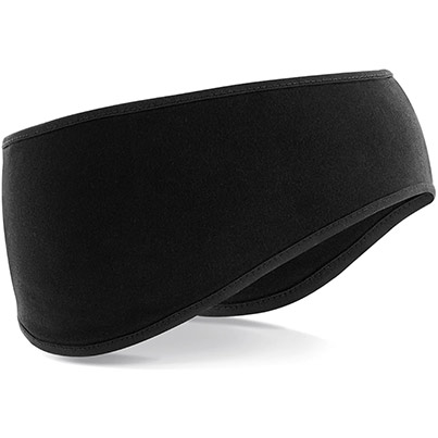 Beechfield Sports Tech Black Softshell Headband