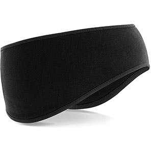 Beechfield Sports Tech Black Softshell Headband