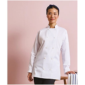 Premier PR671 Women’s White Chef Jacket