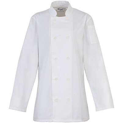 Premier PR671 Women’s White Chef Jacket