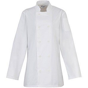 Premier PR671 Women’s White Chef Jacket 2XL