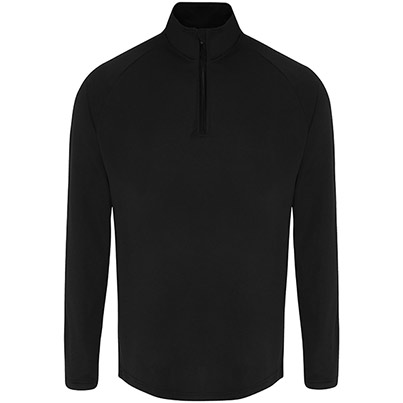 TriDri TR110 Men’s Black Quarter-Zip Jumper