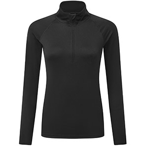 TriDri TR120 Women’s Black Quarter-Zip Jumper 2XL (18)