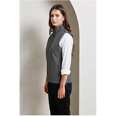 Premier Windchecker PR816 Women’s Dark Grey Softshell Bodywarmer