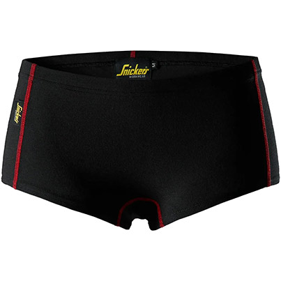 Snickers ProtecWork 9475 Women’s Black Flame-Retardant Hipster Briefs