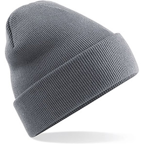 BC045 Beechfield Grey Beanie Hat