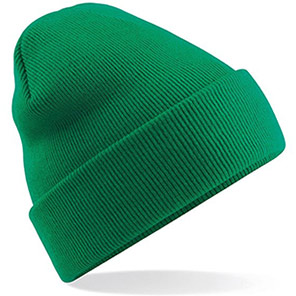 BC045 Beechfield Kelly Green Beanie Hat