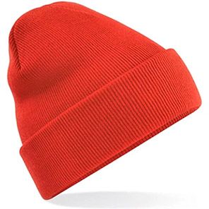 BC045 Beechfield Red Beanie Hat