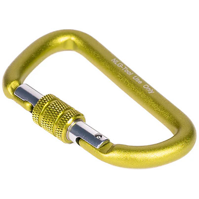 NLG Aluminium Screwgate Carabiner