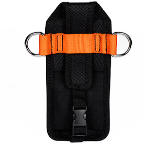 NLG Black/Orange Retractable Tool Holster