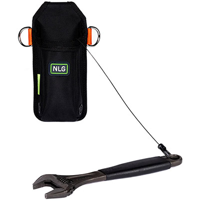 NLG Black/Orange Retractable Tool Holster
