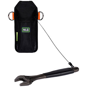 NLG Black/Orange Retractable Tool Holster