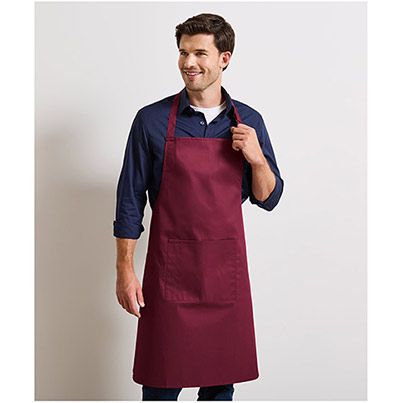 Premier PR154 Burgundy Apron