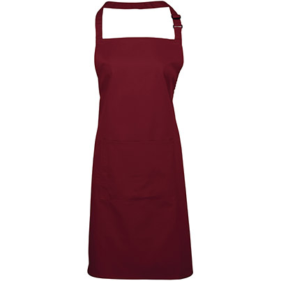 Premier PR154 Burgundy Apron