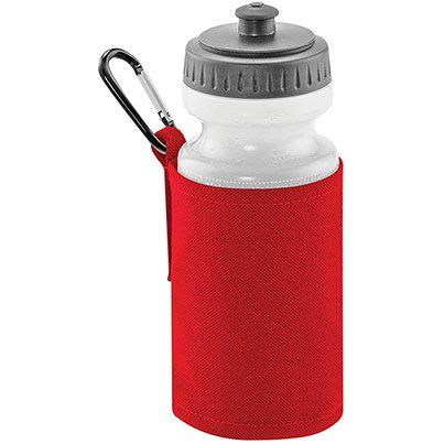 Quadra QD440 Classic Red Water Bottle and Holder