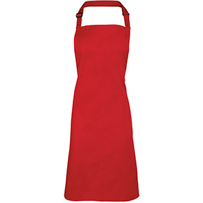 Premier PR150 Men’s Red Bib Apron