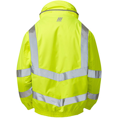 PULSAR P191 Men’s Yellow Waterproof Hi-Vis Bomber Jacket