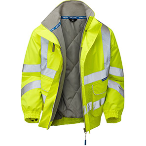 PULSAR P191 Men’s Yellow Waterproof Hi-Vis Bomber Jacket