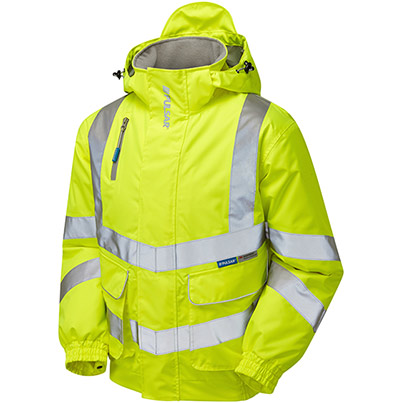 PULSAR P191 Men’s Yellow Waterproof Hi-Vis Bomber Jacket