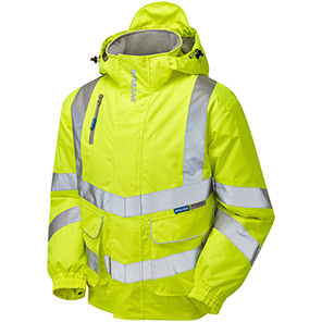 PULSAR P191 Men’s Yellow Waterproof Hi-Vis Bomber Jacket