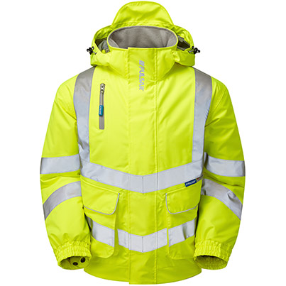 PULSAR P191 Men’s Yellow Waterproof Hi-Vis Bomber Jacket