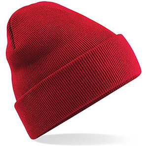 BC045 Beechfield Classic Red Beanie Hat