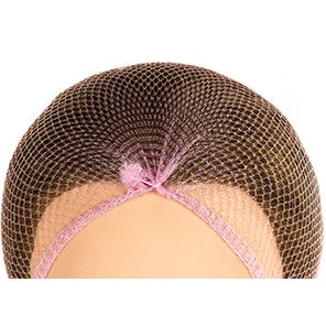 Lion 843K Pink Close-Mesh Metal-Free Hairnets (Pack of 100)