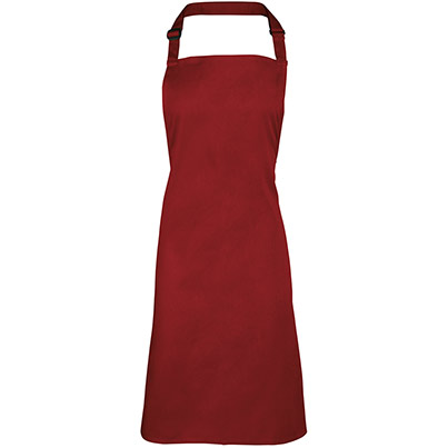 Premier PR150 Burgundy Bib Apron