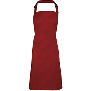Premier PR150 Burgundy Bib Apron