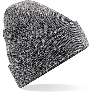 BC045 Beechfield Antique Grey Beanie Hat