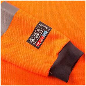 ProGARM 5648 Orange Hi-Vis Arc-Flash Sweatshirt