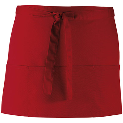 Premier PR155 Burgundy 3-Pocket apron