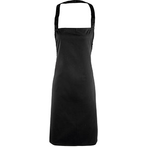 Premier Essential PR165 Black Bib Apron