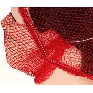 Lion Red Close-Mesh Beard Nets (Pack of 36)