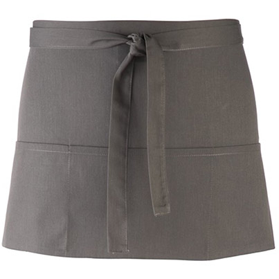 Premier PR155 Dark Grey 3-Pocket apron