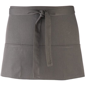 Premier PR155 Dark Grey 3-Pocket apron
